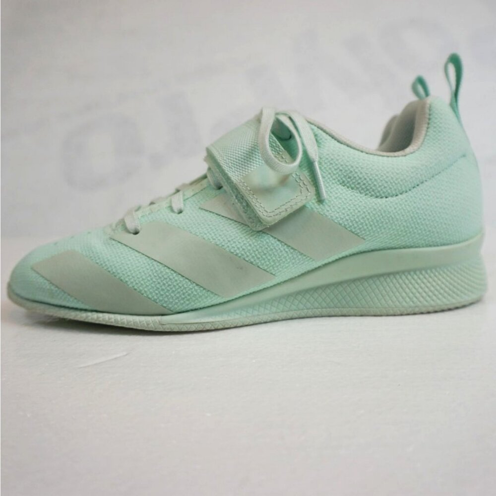 Adidas Adipower 2 Dash Green Weightlifting Crossfit Shoes Womens Size 8.5